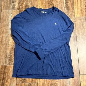 Polo by Ralph Lauren Men's Navy Long Sleeve Tee